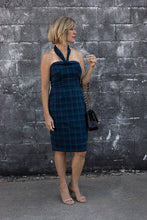 Double Trouble Dress in Holiday Plaid Stretch
